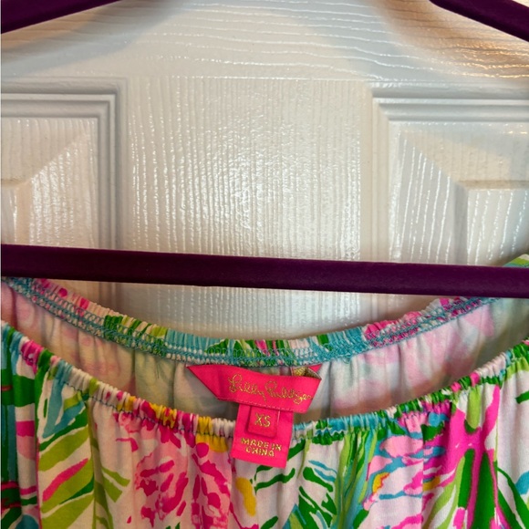 Lilly Pulitzer Lana Skort Romper Pop Up Lilly of the Jungle Floral Stretch XS - Picture 10 of 13
